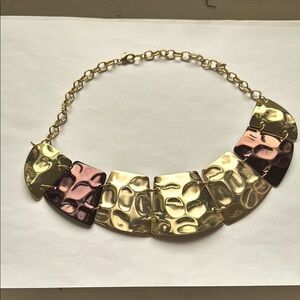 🟡 New Gold & Bronze Cleopatra/Collar/Panel Necklace
